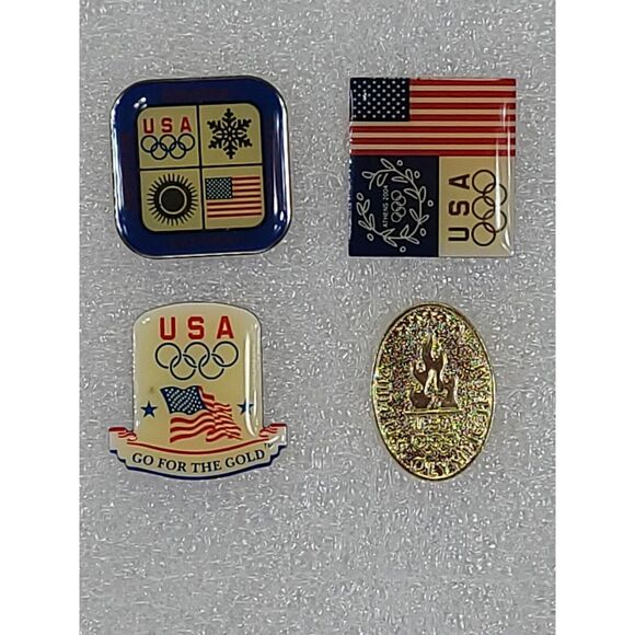 USA  Olympics Pins‎ 2004 Lot Of 4 - Picture 1 of 8
